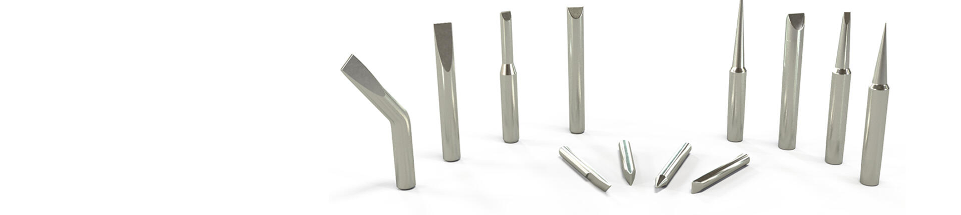 WELLER Lötspitzen MT1 – 3 Stück, 1/8 Zoll Konisch, Für SP23/SP25 Serie, Galvanisiert