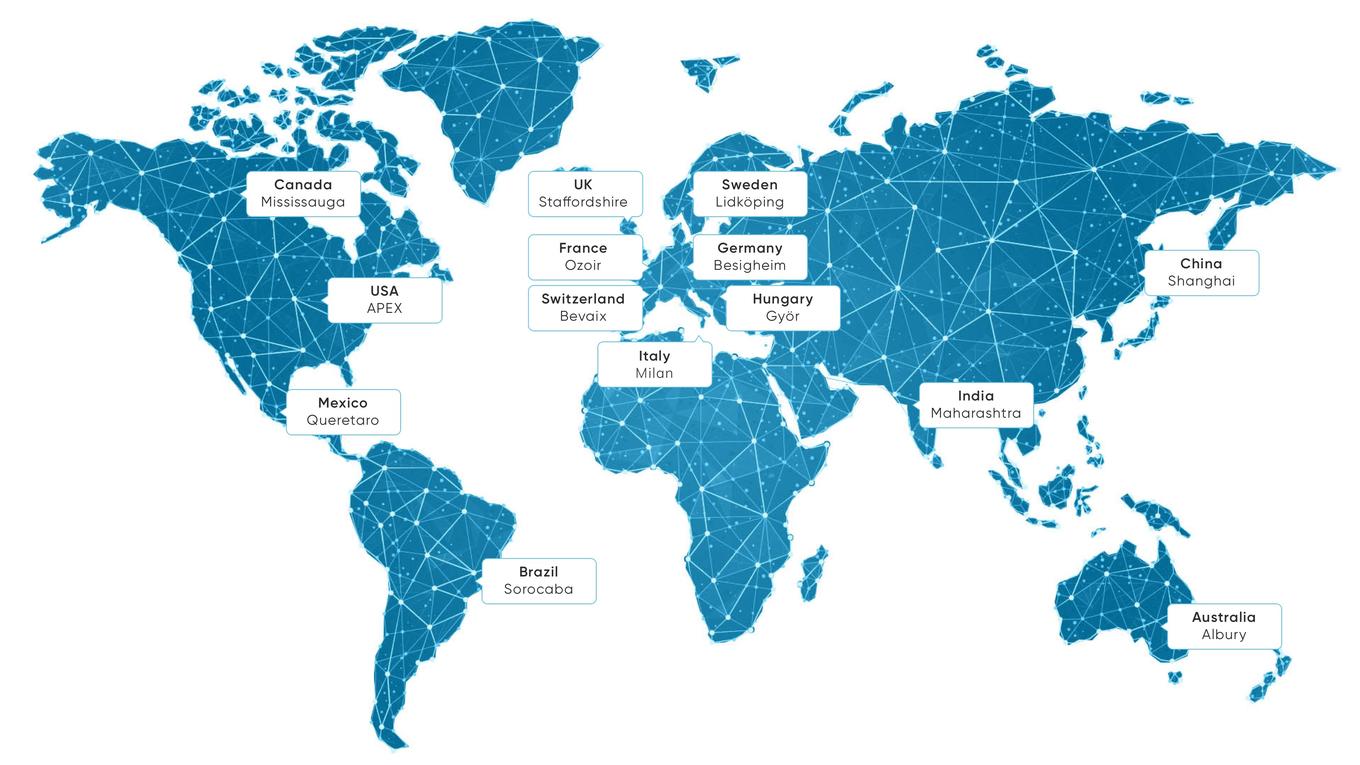 Weller locations around the world
