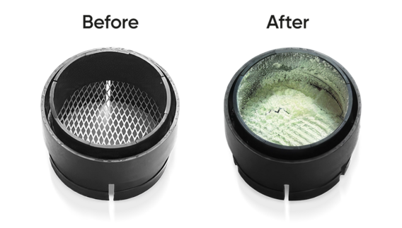 Filtration before and after