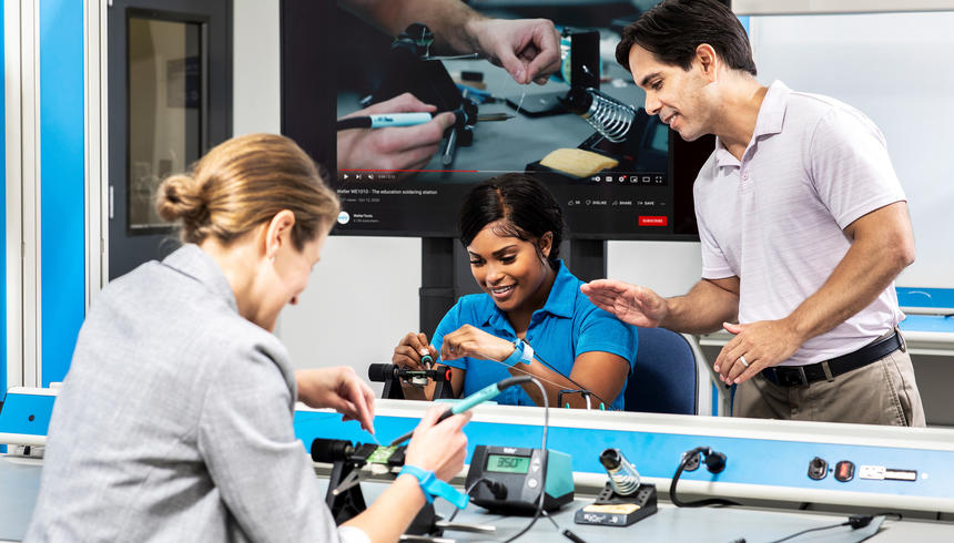 Weller tools banner service industrial soldering web