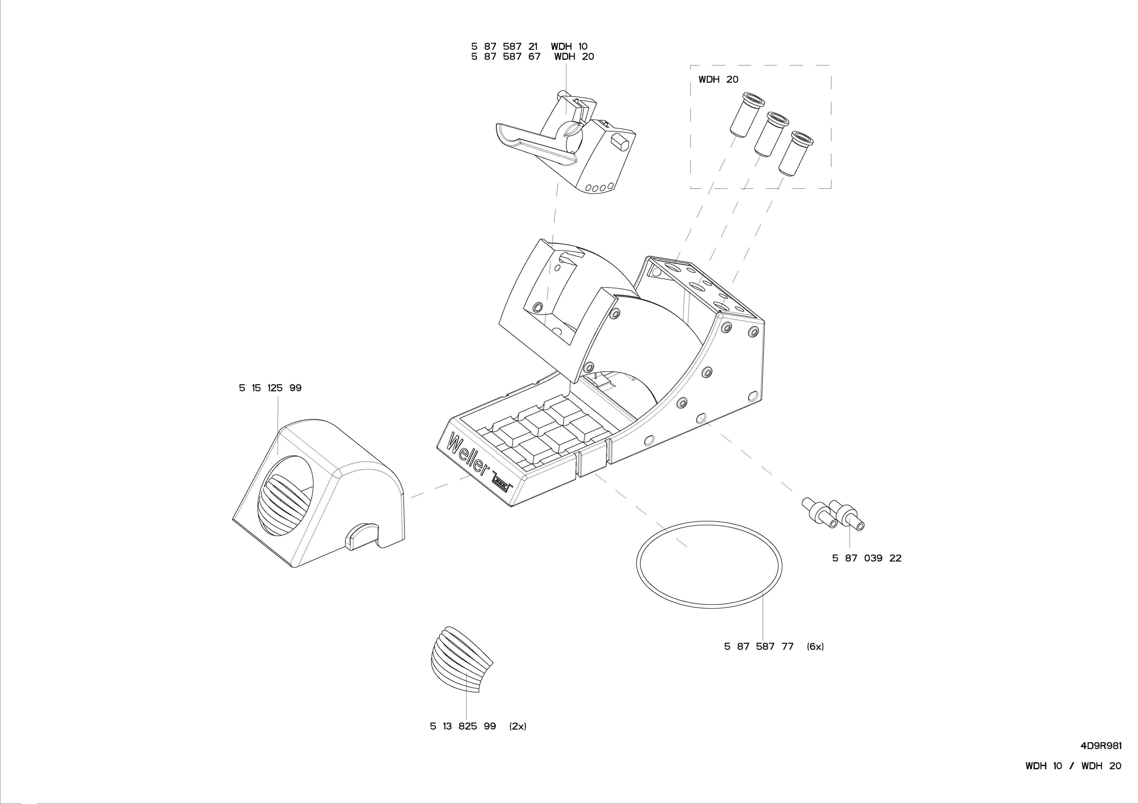 Image of Weller WDH 20T on Lowe's website