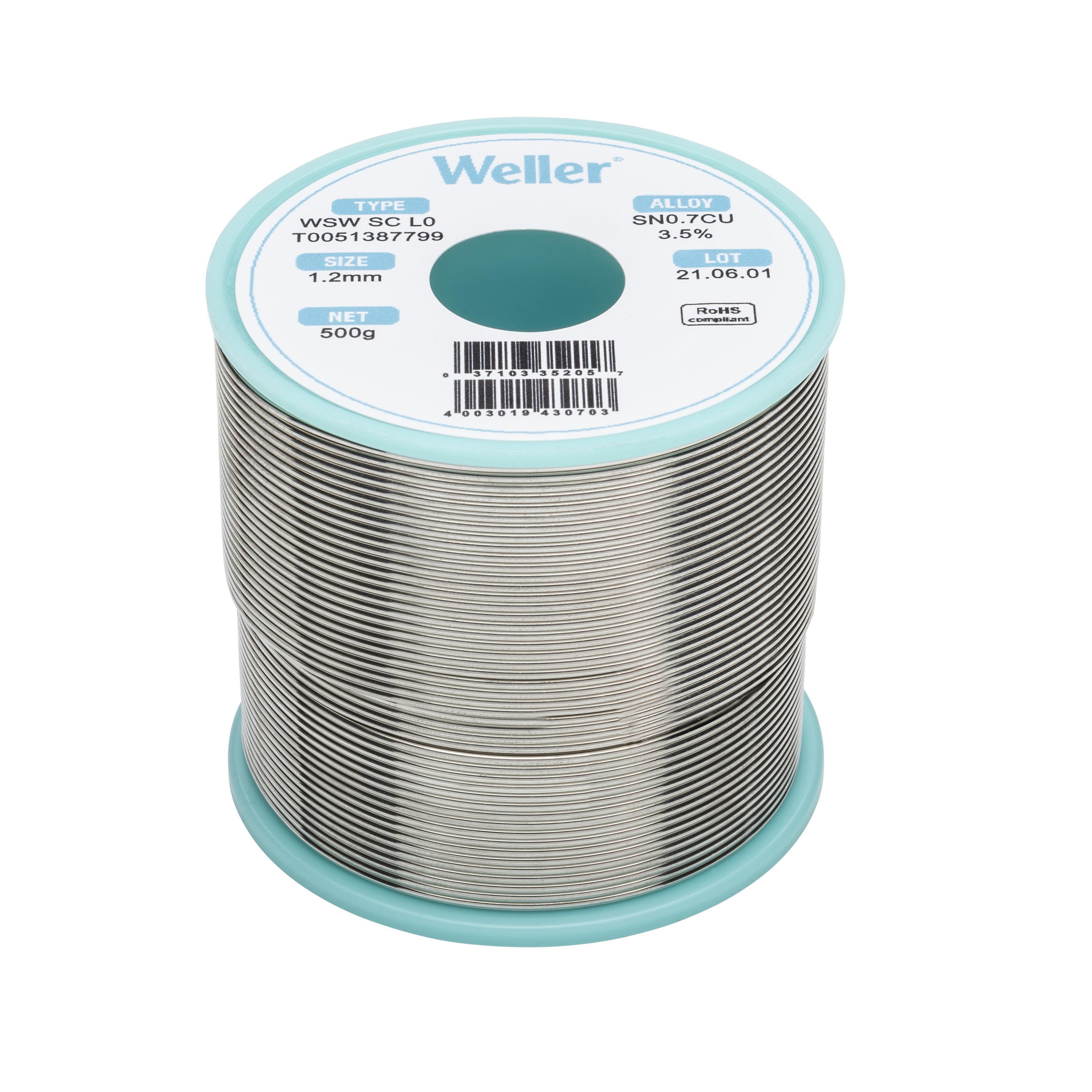 WSW SC L0 1,2mm, 500g, SN0,7CU3,5% | Weller Tools
