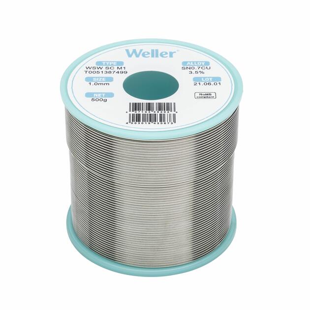 WSW SC M1 1,0mm, 500g, SN0,7CU3,5% | Weller Tools